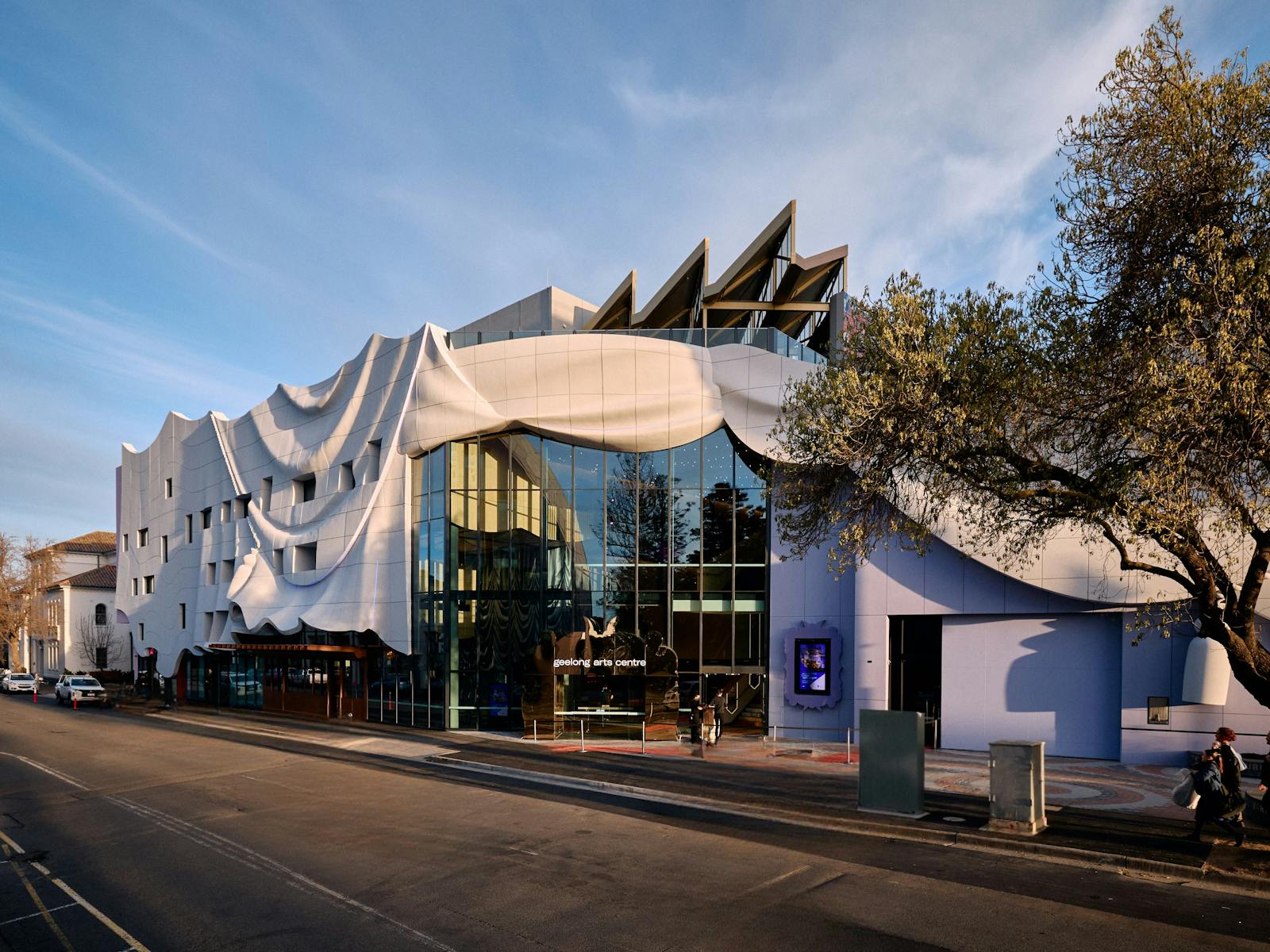 The facade of the new Geelong Arts Centre.