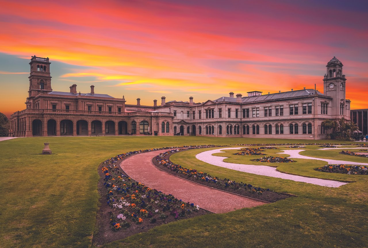 The gardens at Werribee Mansion